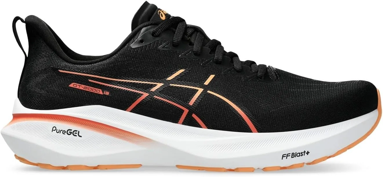 Мужские беговые кроссовки ASICS GT-2000 13, черный/оранжевый
