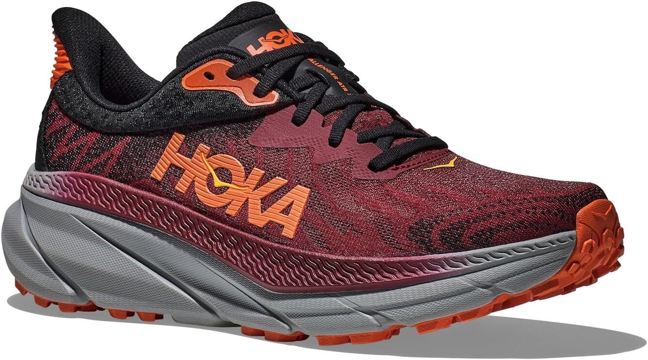 

Кроссовки Challenger 7 Hoka, цвет Cabernet/Flame, Красный, Кроссовки Challenger 7 Hoka, цвет Cabernet/Flame