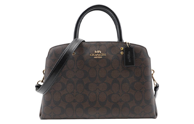 

Сумка через плечо Lillie PVC, темно-коричневая COACH