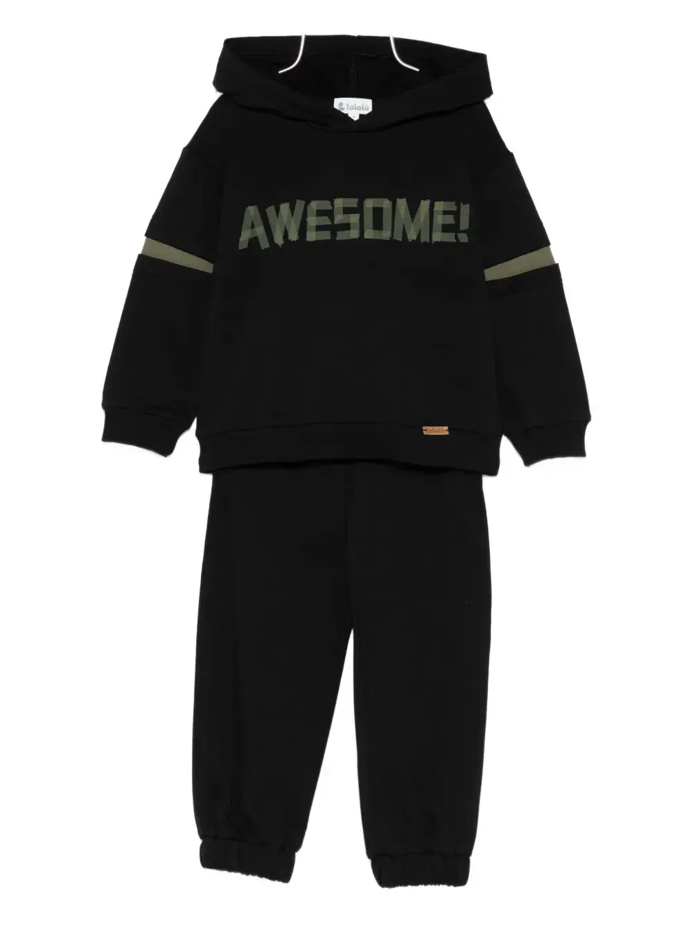 

Спортивный костюм с нашивкой-логотипом Lalalu, черный