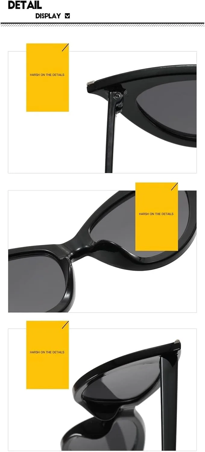 

GAOXIN Модные солнцезащитные очки «кошачий глаз» в маленькой оправе для уличной фотосъемки, для мужчин и женщин, для отдыха на природе (Цвет: A, Размер: 1), A