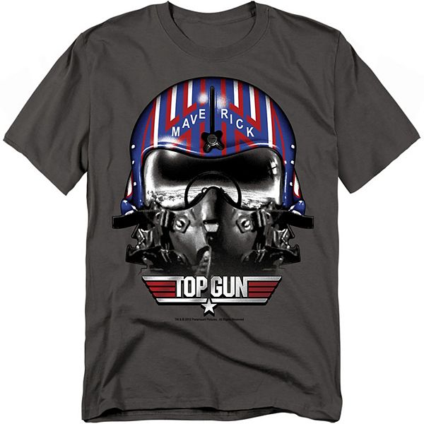 

Футболка с принтом Big & tall top gun maverick helmet Licensed Character