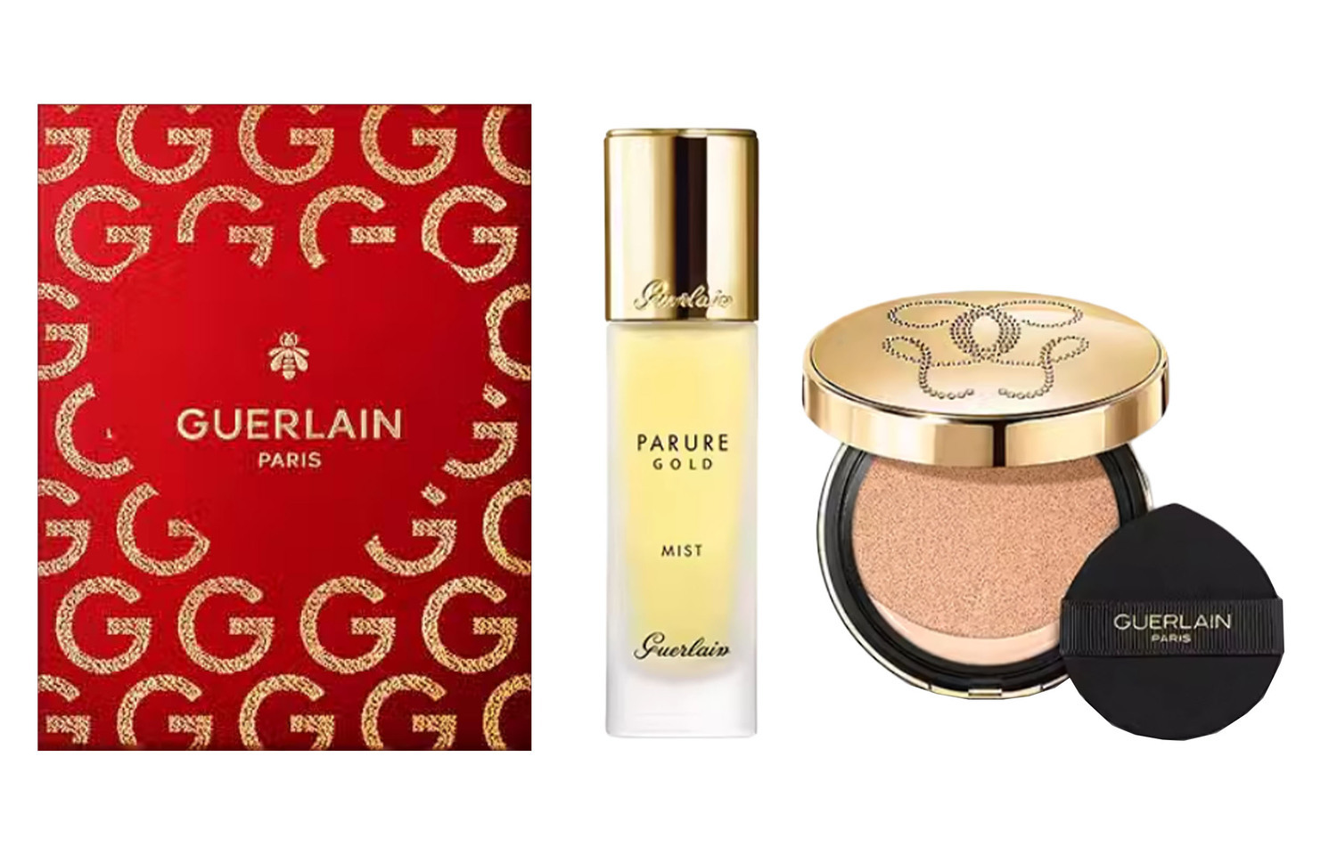 

GUERLAIN JIAOLAN Golden Diamond Radiance спрей-фиксатор макияжа набор для макияжа сияющий корректор тона кожи 14,5г+30мл