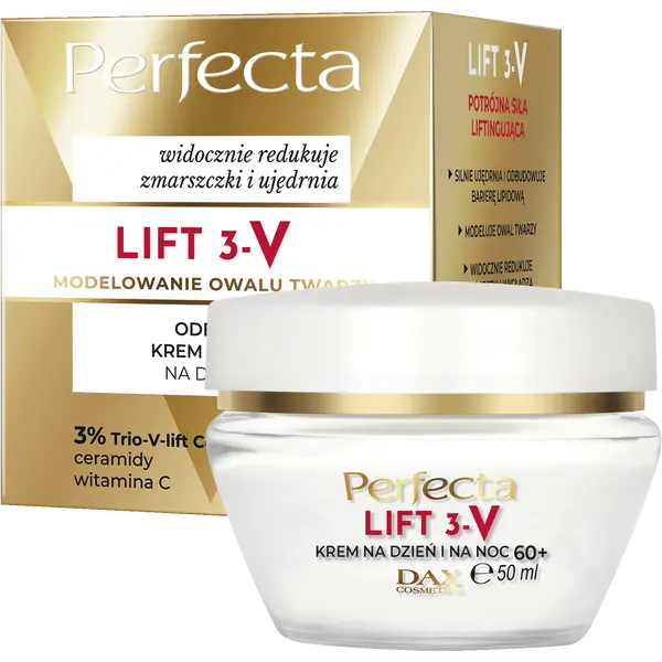 

Регенерирующий лифтинг-крем для лица 60+ для дня и ночи, 50 мл Perfecta Lift 3-v
