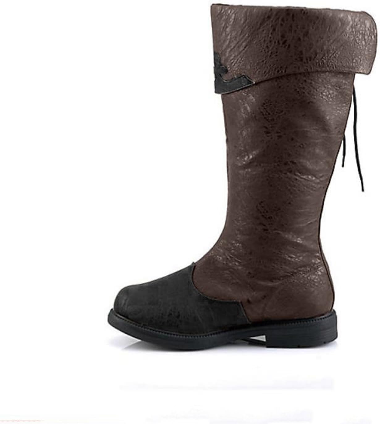 

Мужские пиратские ботинки DHAEY в стиле средневекового Возрождения, ретро, классическая кожа, удобные, унисекс, деревенские ковбойские ботинки для верховой езды, фермы, ранчо, строительства, сада (Цвет: черный, Размер: 5 женский / 3.5 мужской)