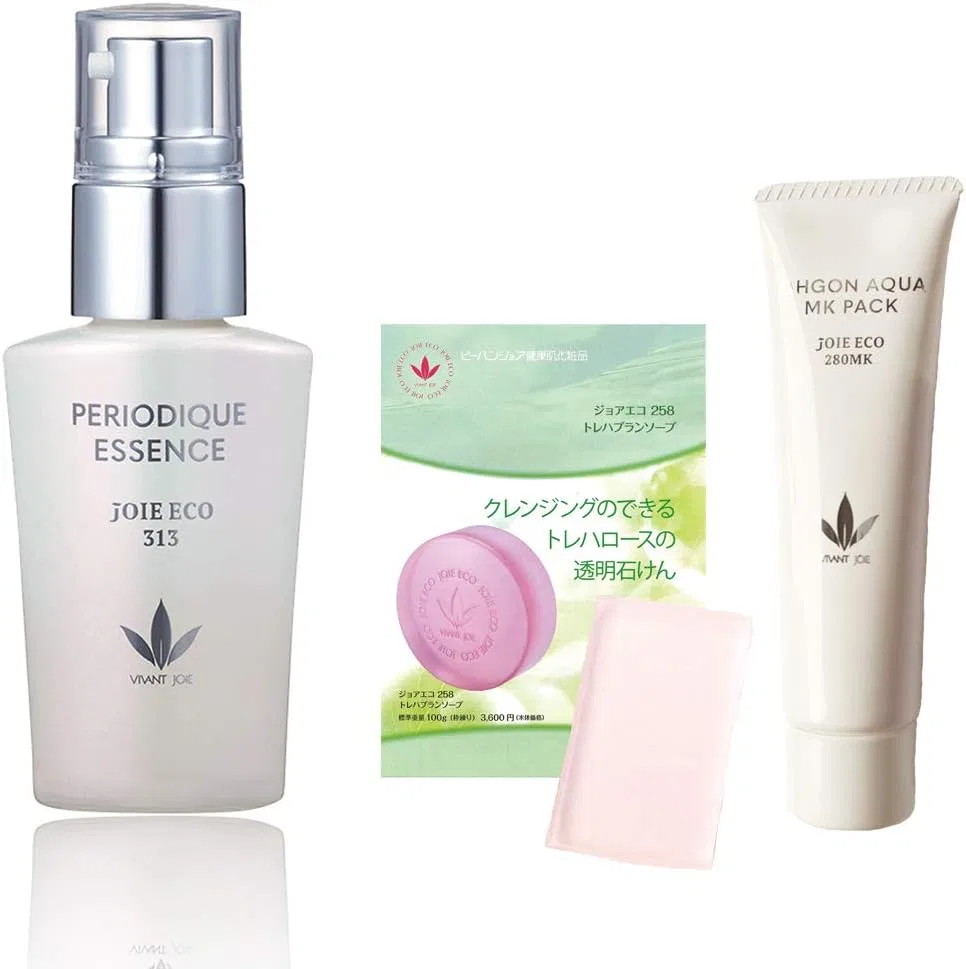 Набор средств по уходу за кожей лица Bevanjoa Perio Duke Essence, Ogon Aqua MK Pack, Toreha Plan Soap мини