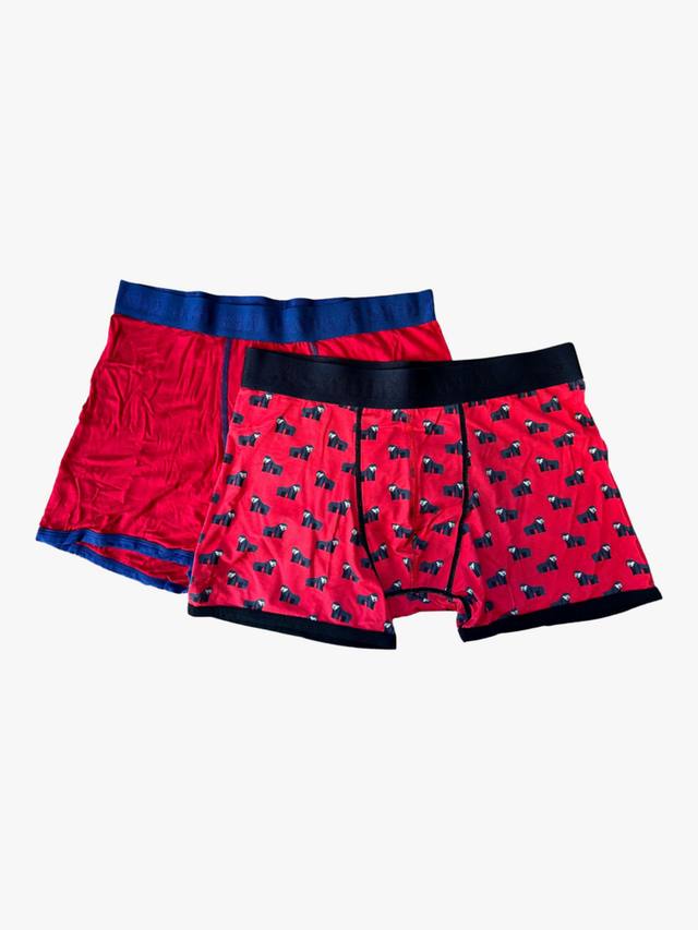 

Боксеры Gorilla & Plain из бамбука Swole Panda, Pack of 2, Red