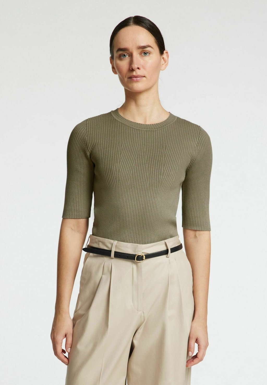 

Базовая футболка SLFMALA O-NECK NOOS Selected Femme, светло-зеленый