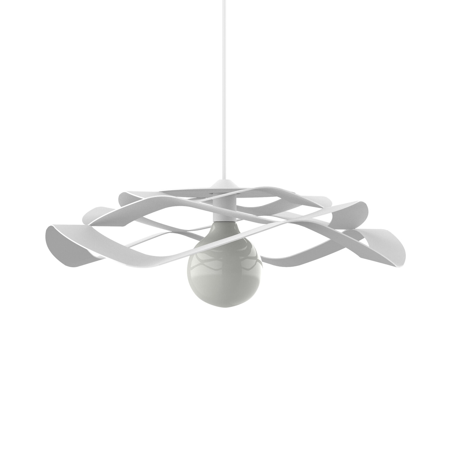 

Подвесной светильник Lumicom, 60x60x15 см, белый