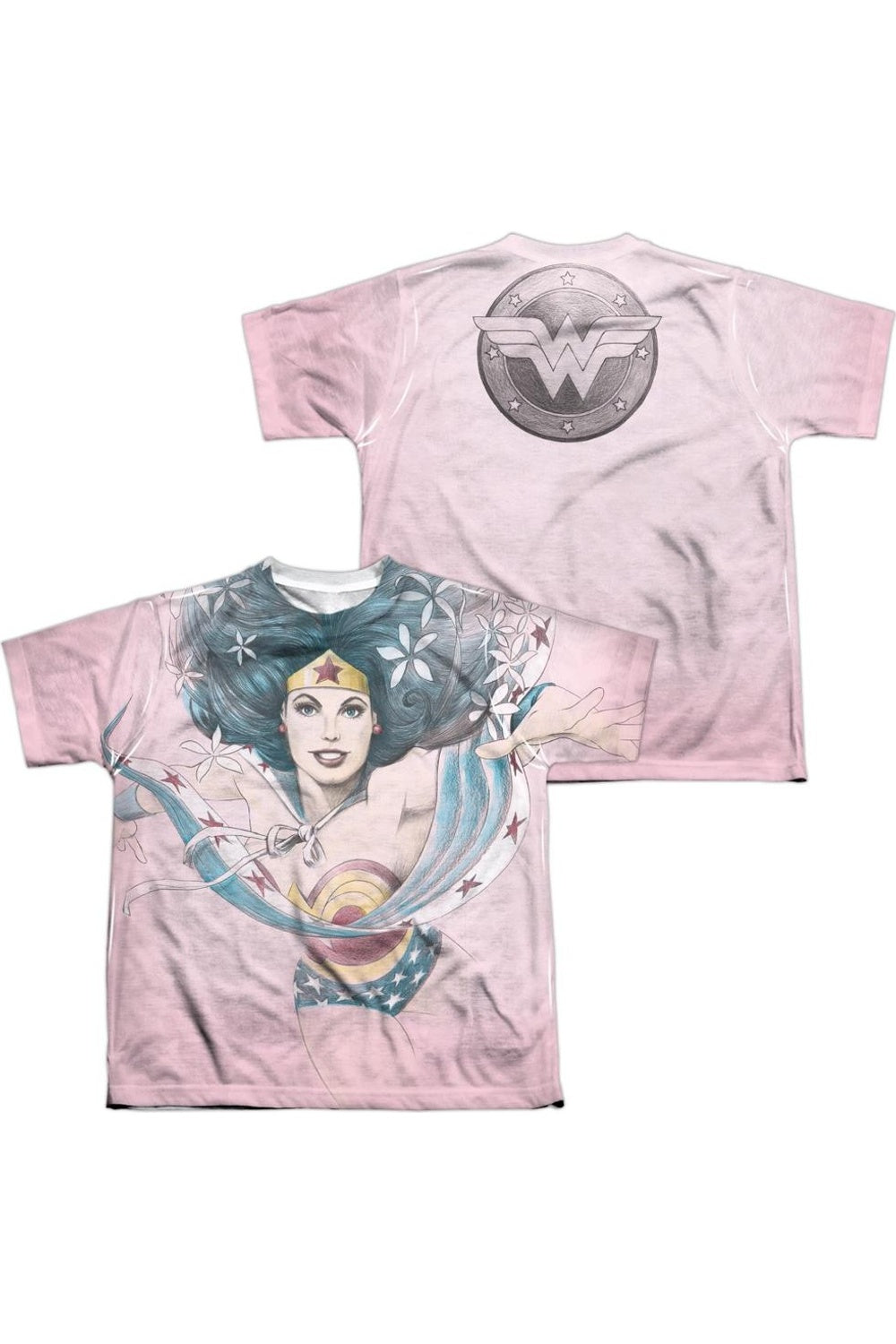 

Футболка молодежная с принтом Justice League of America (спереди и сзади) Gildan, белый