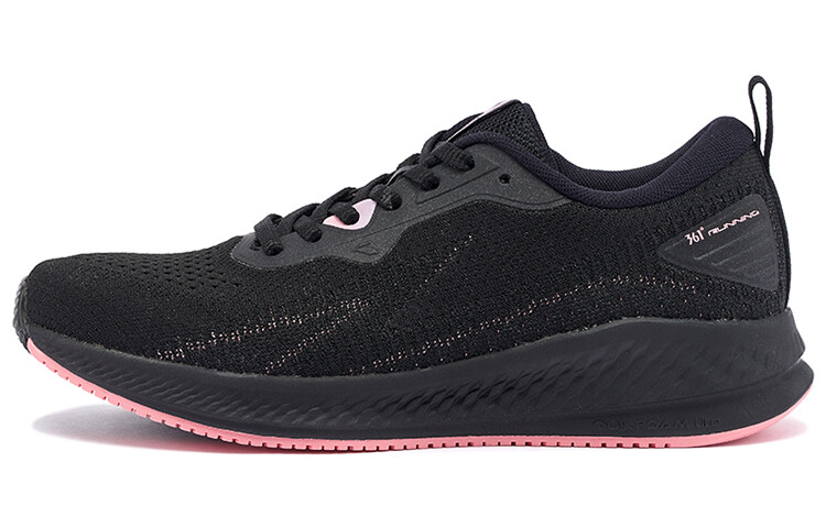 Кроссовки женские низкие Obsidian Black/smoky Powder 361°