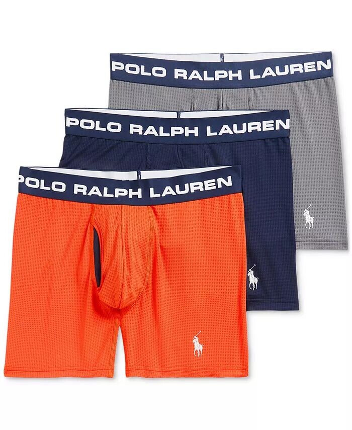 

Мужские 3-комп. Трусы-боксеры Perfect Pouch Polo Ralph Lauren, мультиколор