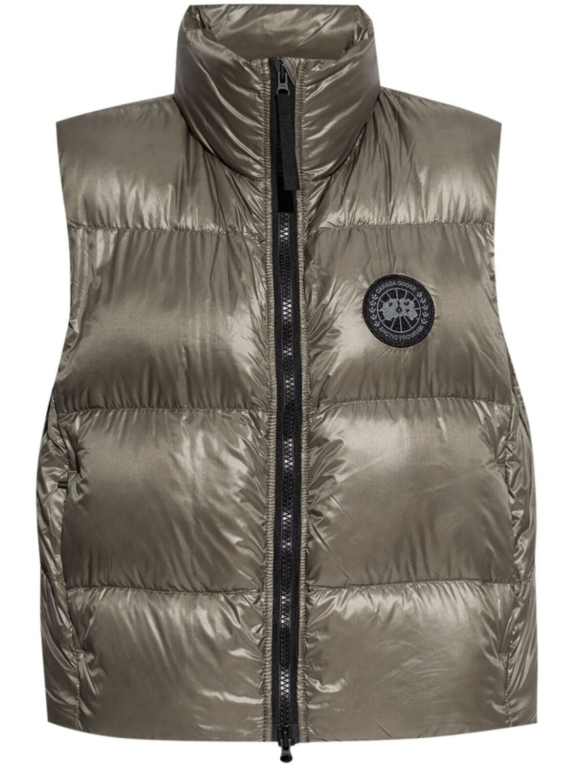 

Canada Goose жилет на молнии с логотипом, серый