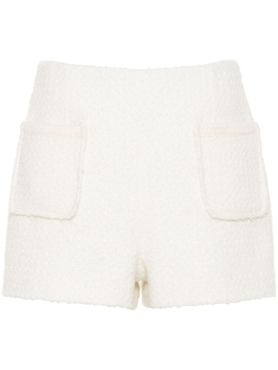

Claudie Pierlot твидовые шорты с завышенной талией, нейтральный цвет