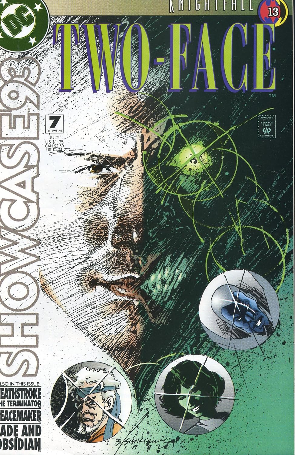 

Batman #13 of 20, #7 of 12, Knightfall, Two-Face, Showcase93 (DC Comics)