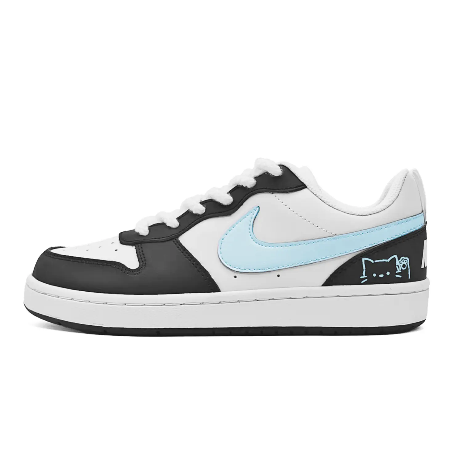 

Детские скейтерские кроссовки Court Borough для младших школьников Nike, синий