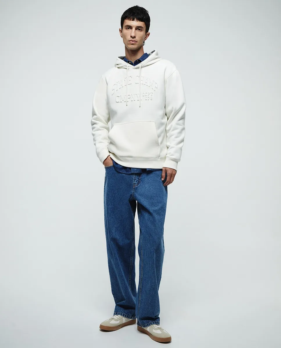 

Толстовка с рельефным рисунком Sfera, светло-бежевый