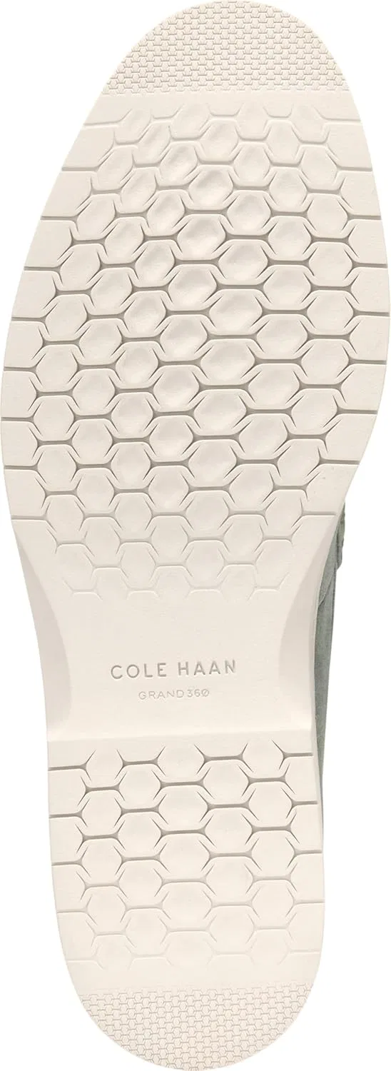 Лоферы из замши Cole Haan, Dusty Olive Suede/Angora — фото 2
