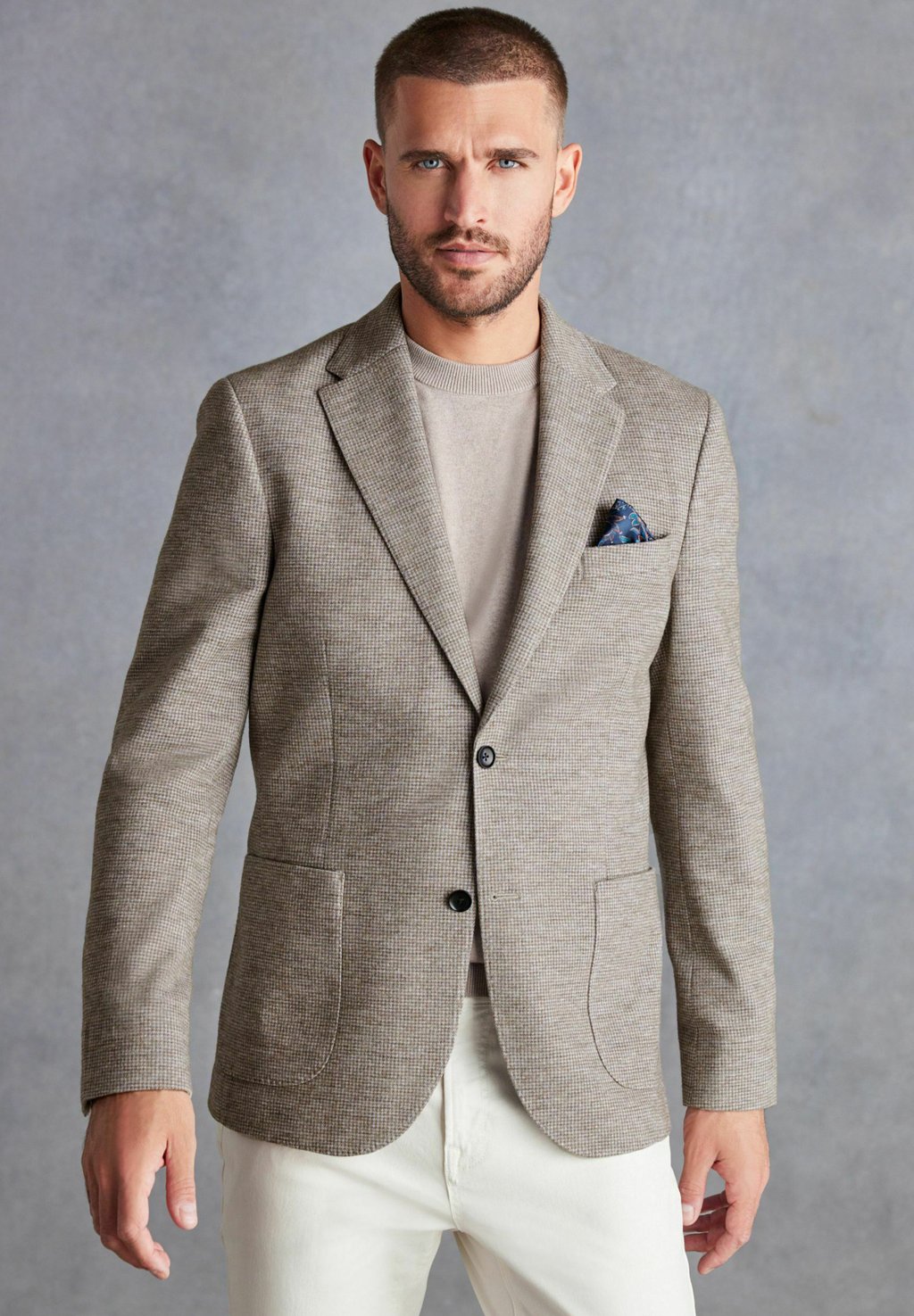 

Пиджак-блейзер SLIM FIT ITALIAN SIGNATURE TWO BUTTON Next, бежевый