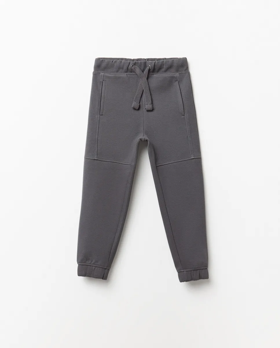 

Брюки из велюра-пике Sfera, серый