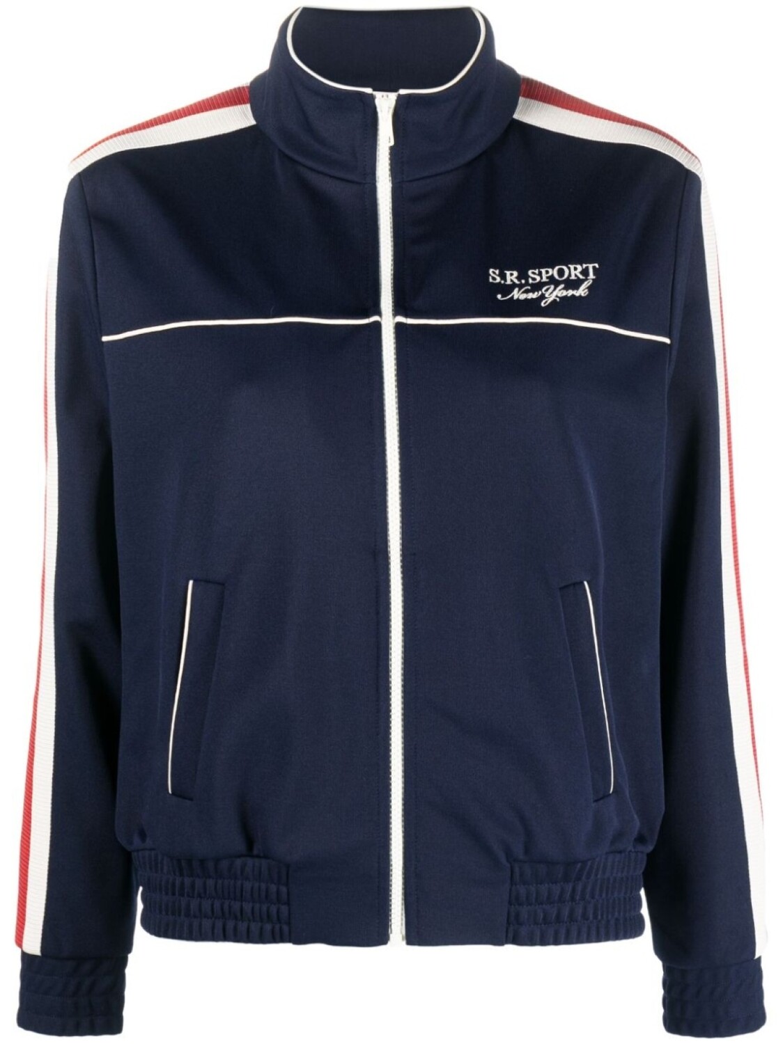 

Sporty & Rich куртка на молнии с полосками, синий