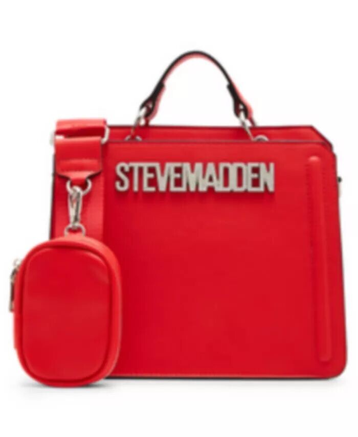 

Сумка-портфель Bevelyn Small Steve Madden, красный