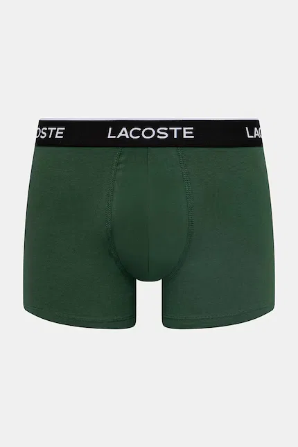Боксеры мужские хлопковые 3 шт Lacoste, мультиколор — фото 3