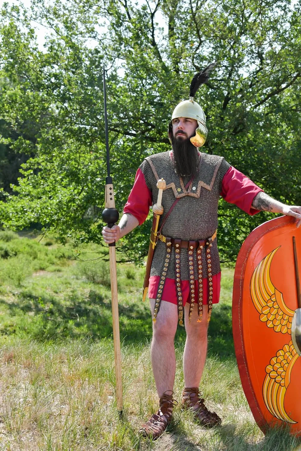 Римские кроссовки Battle-Merchant Caligae Brown — фото 2
