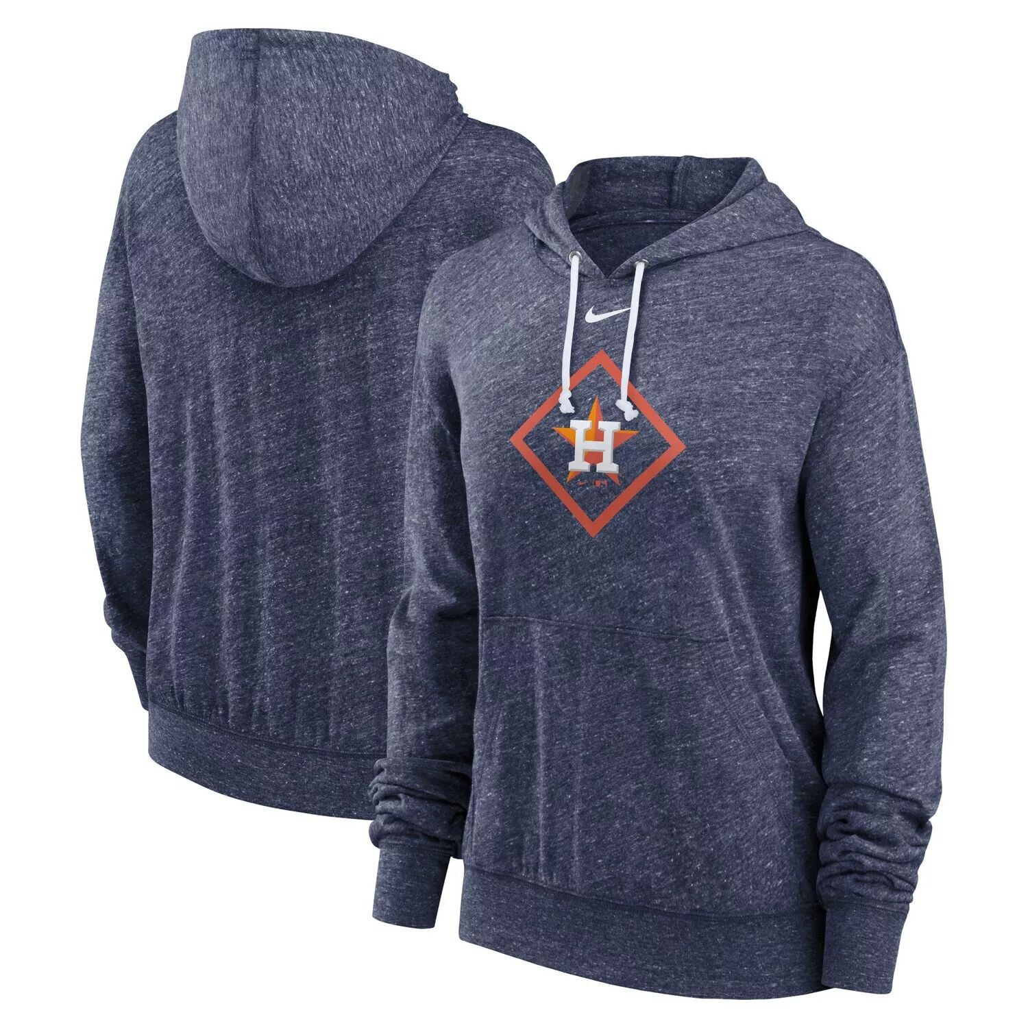 

Женский темно-синий пуловер с капюшоном Nike Houston Astros Diamond Icon Gym Vintage Nike