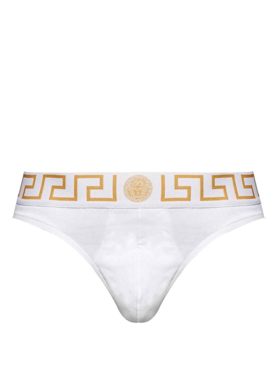 

Versace трусы-брифы с узором Greca, белый