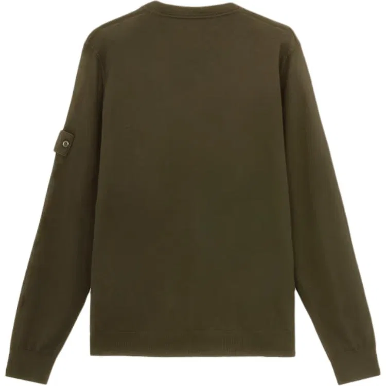 Свитер с патчем Stone Island Army Green — фото 3