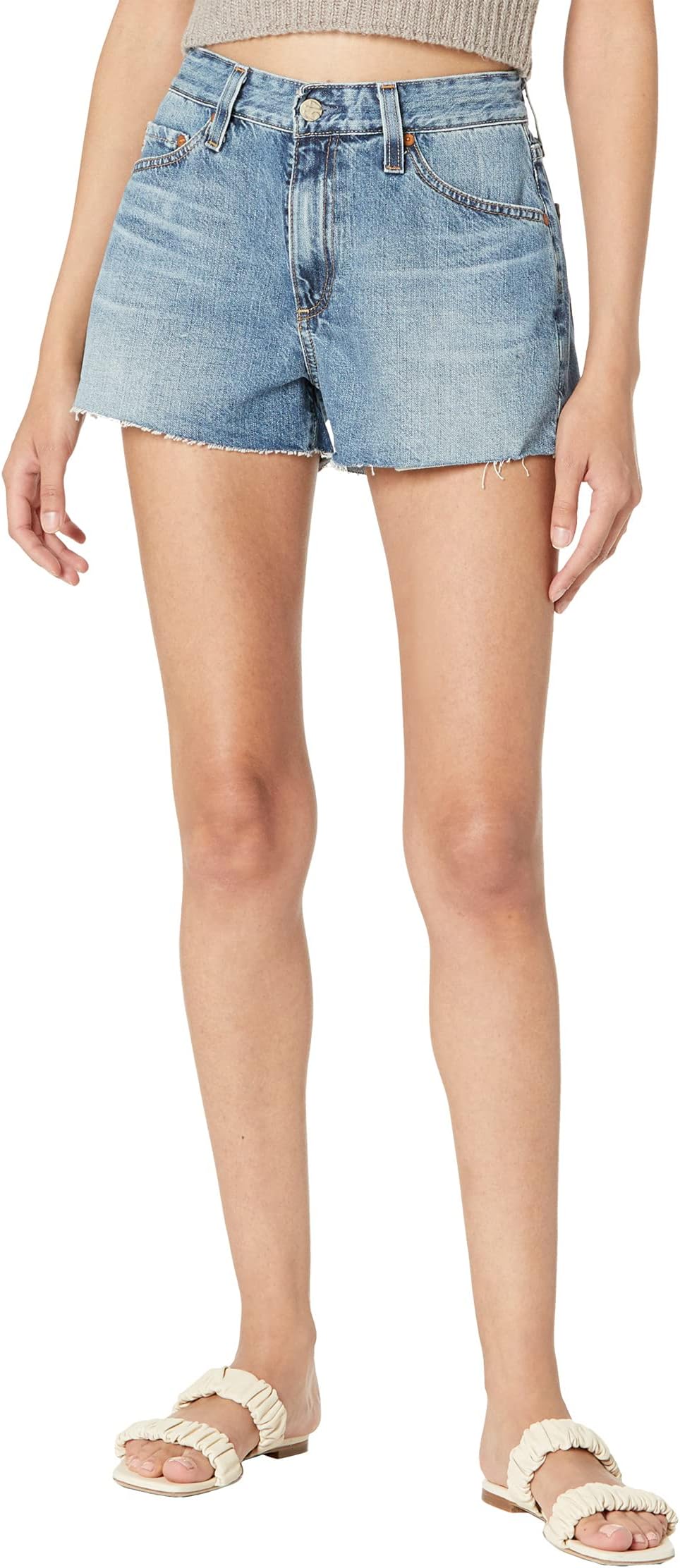 

Шорты AG Jeans Turner Boyfriend Shorts in 18 Years Creekside, цвет 18 Years Creekside