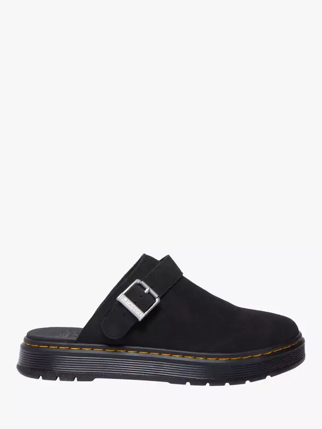 Замшевые сандалии-мюли Brookline, черные, цвет Бронкс Dr. Martens