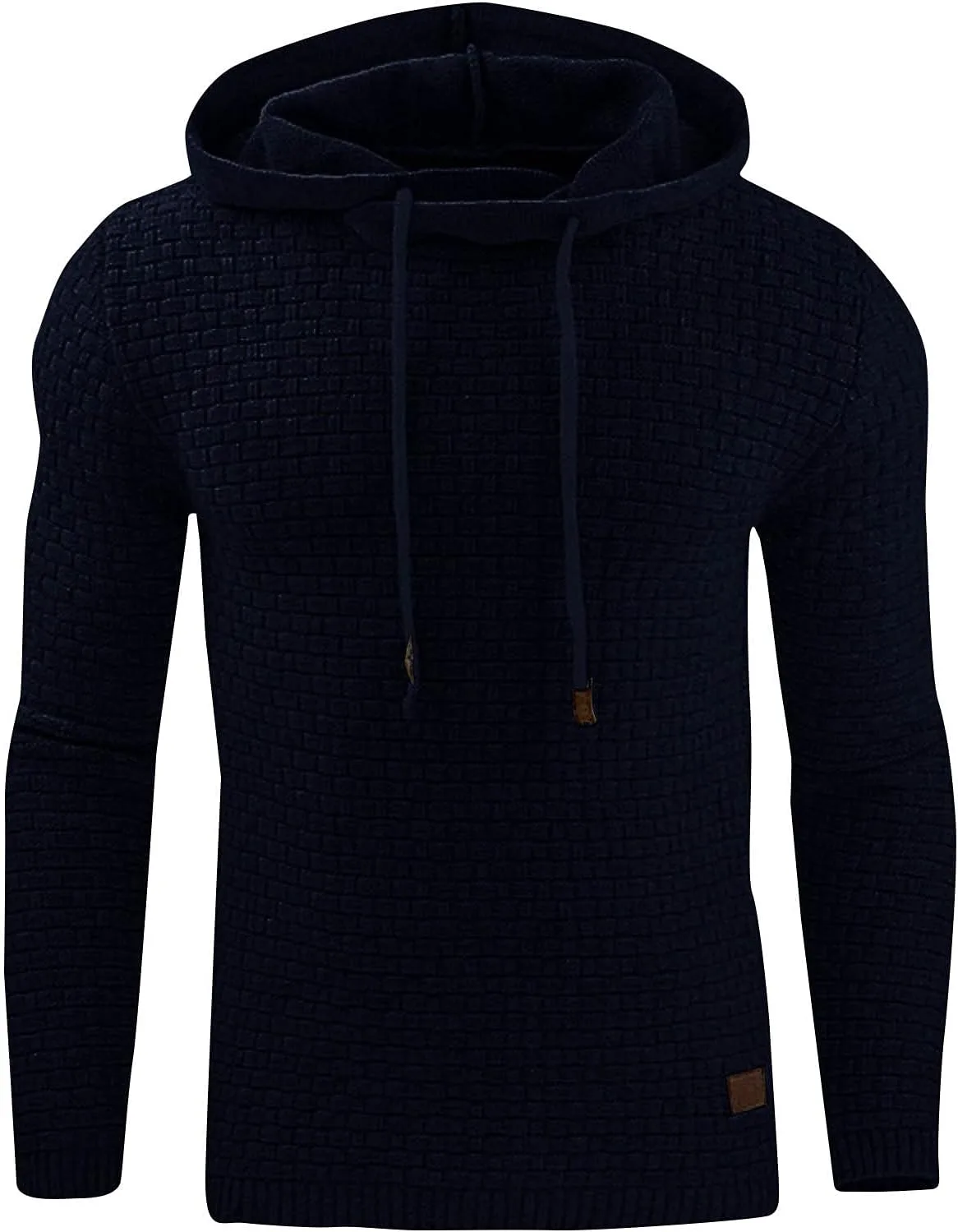 

Толстовка с капюшоном tuduoms, вязаная, slim fit