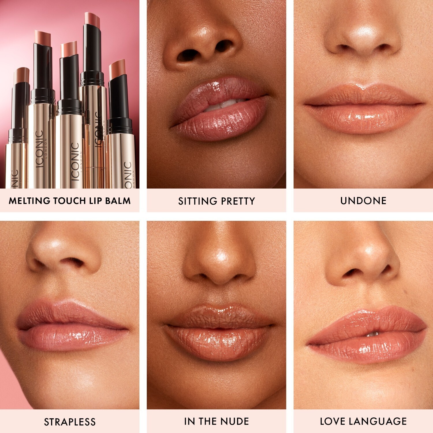 Бальзам для губ melting touch lip balm Iconic London, sitting pretty, объем 3 мл — фото 3