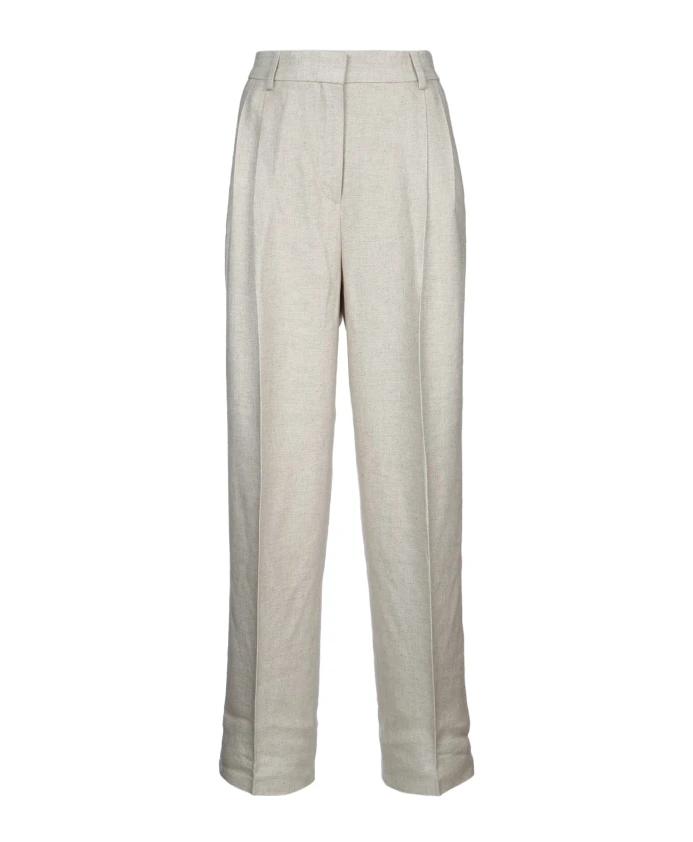 

Прямые брюки с двойным сгибом Totãªme, бежевый