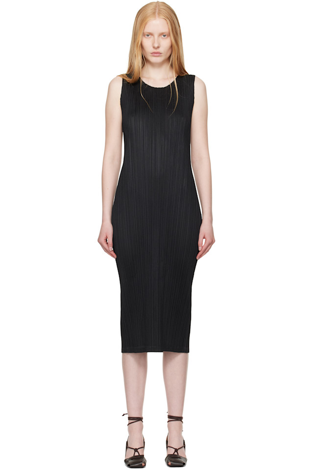 

Макси-платье Monthly Colors May Pleats Please Issey Miyake, черный