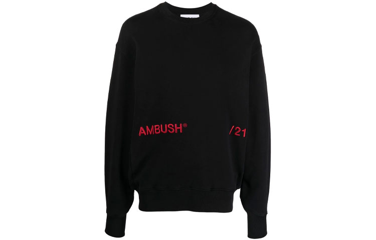 

Свитшот с вышитым логотипом AMBUSH, черный