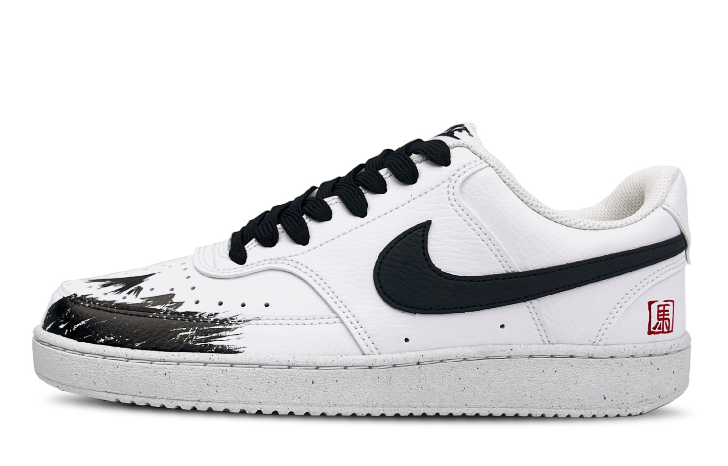 

Court Vision 1 скейтборд обувь мужские лоу топ black Nike, белый