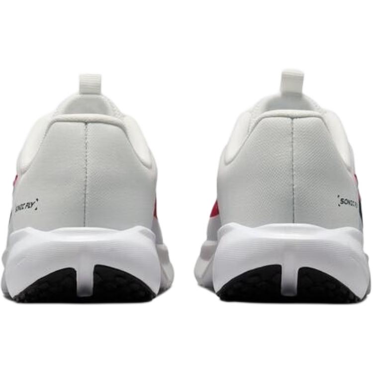 Детские кроссовки SONIC FLY с низким верхом, устойчивые к истиранию, для подростков Nike, белый/красный — фото 3
