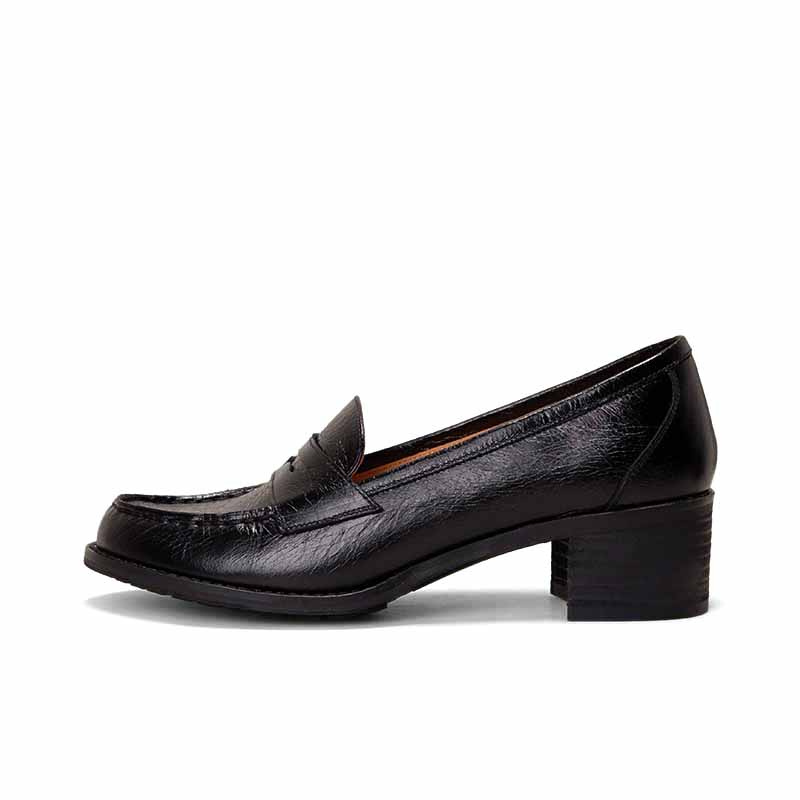 SHOEMAKER QUEEN Лоферы женские черные