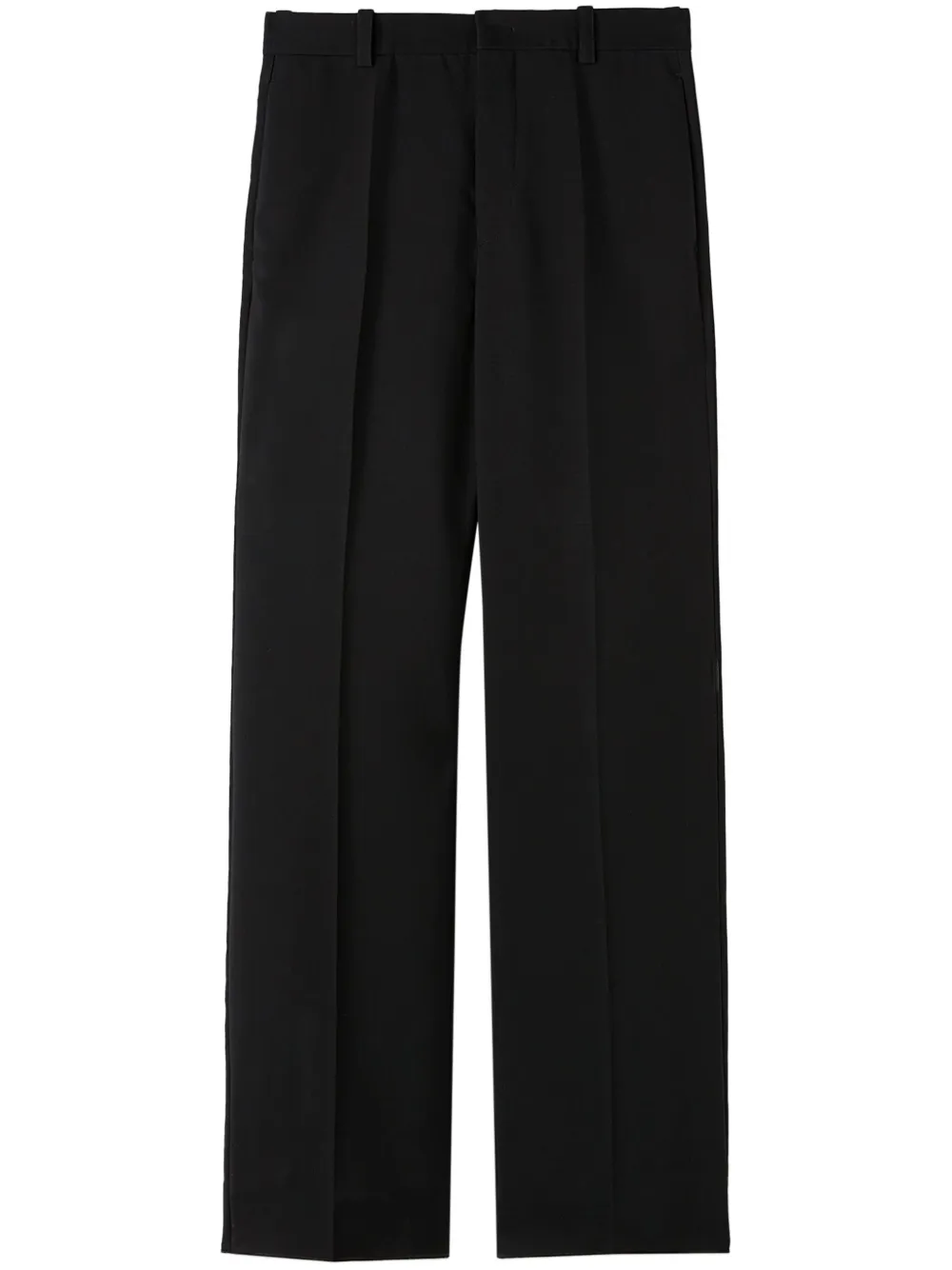 

Шерстяные брюки строгого кроя JIL SANDER, черный