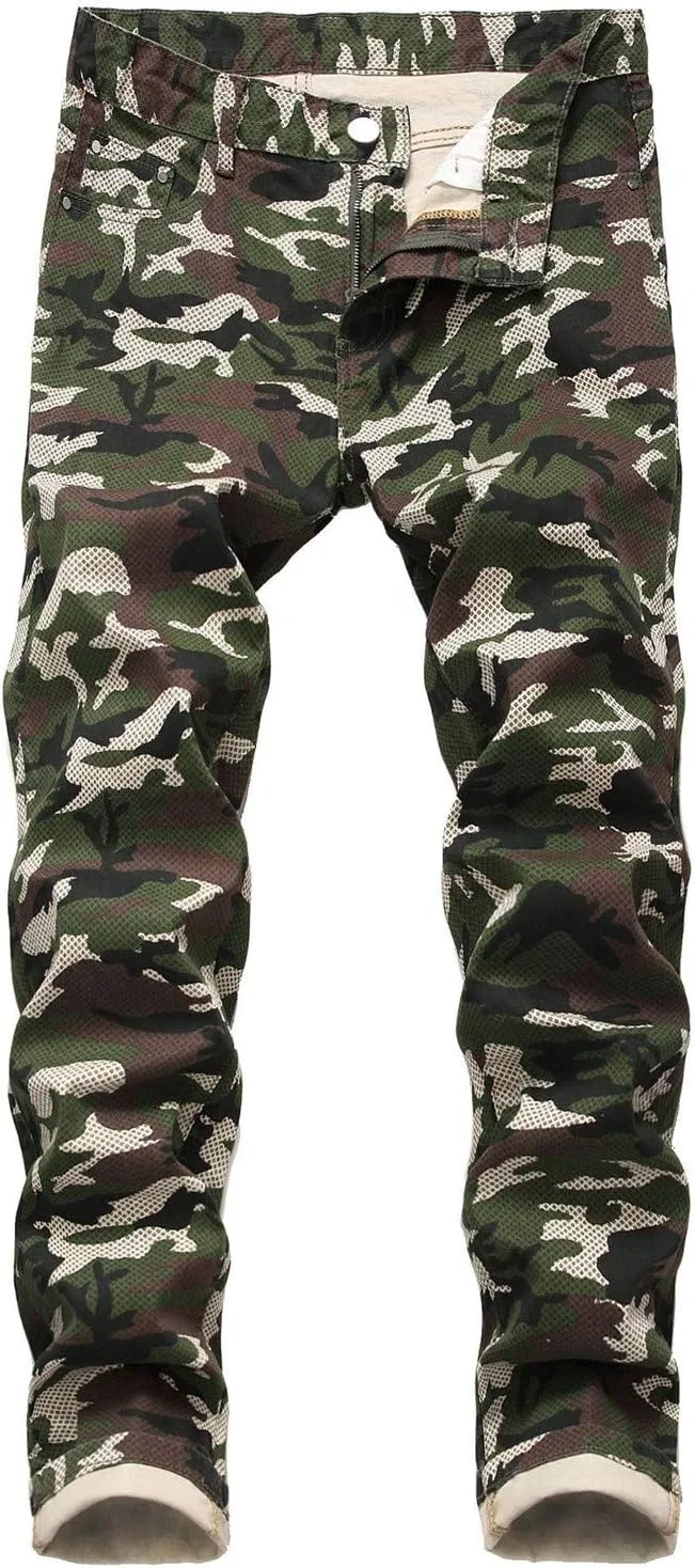 Джинсы со камуфляжным принтом, Camouflage 3