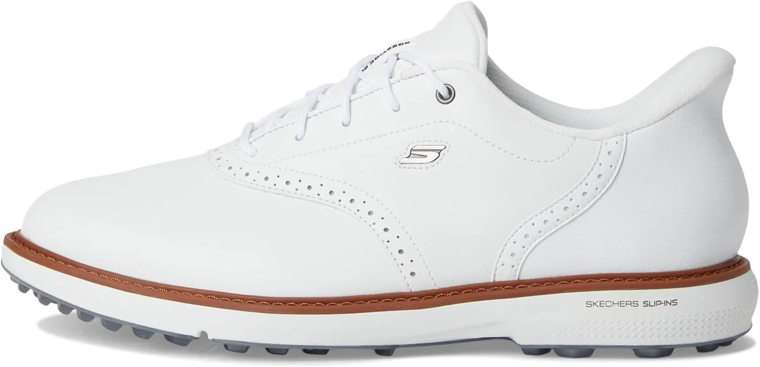 Мужские гольф-кроссовки Skechers Prestige с анатомической стелькой, белый — фото 4