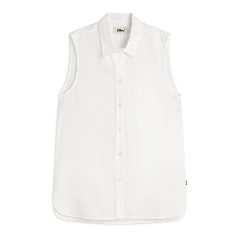 

Рубашка Ecoalf Anna sleeveless, белый