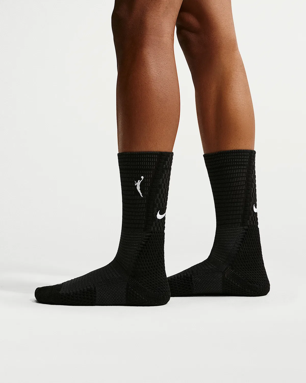 Dri-FIT ADV WNBA Cushioned Crew Socks (1 Pair) Nike Unicorn, Black/Anthracite/White