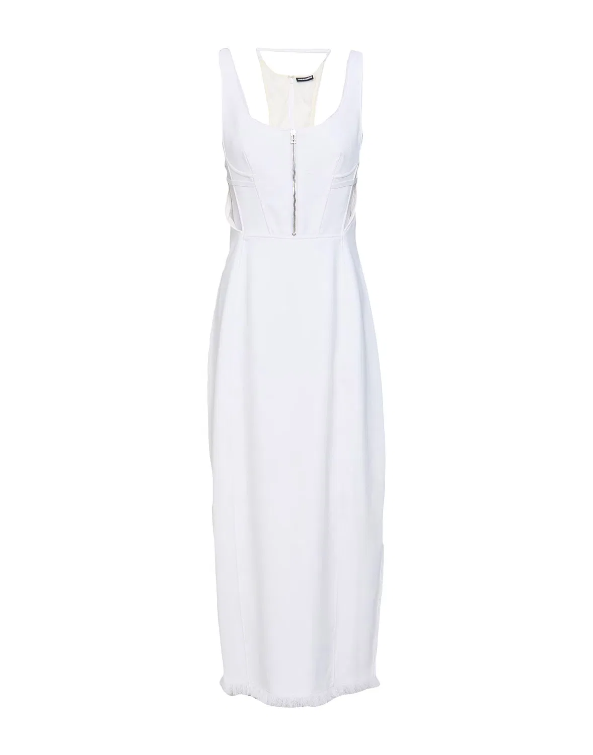 Платье миди JACQUEMUS Ivory