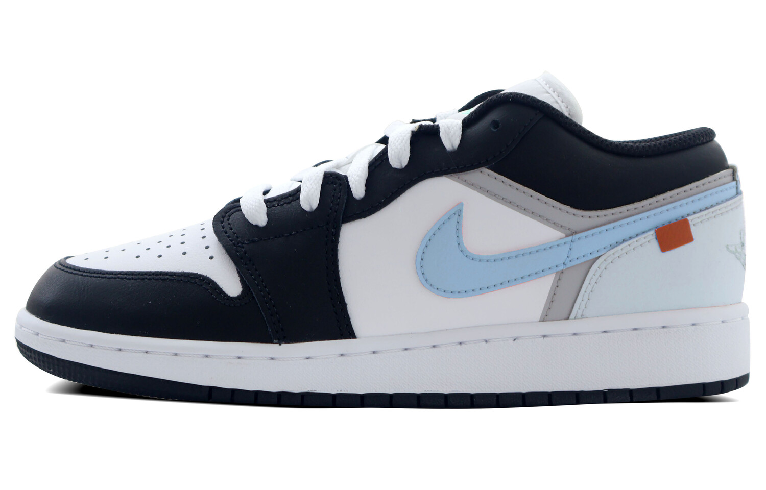 

Кроссовки Air Jordan 1 Vintage Basketball Shoes Women's Low-top Black/white/blue, голубой, Синий, Кроссовки Air Jordan 1 Vintage Basketball Shoes Women's Low-top Black/white/blue, голубой