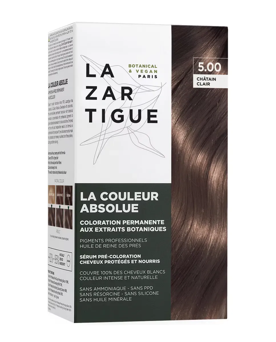 Постоянное окрашивание La Couleur Absolue Lazartigue, 5.00 Chatain Clair