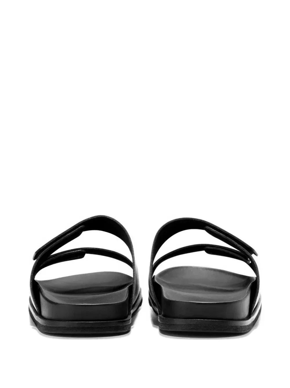 Сандалии на липучке с тисненым логотипом Cole Haan, черный — фото 3